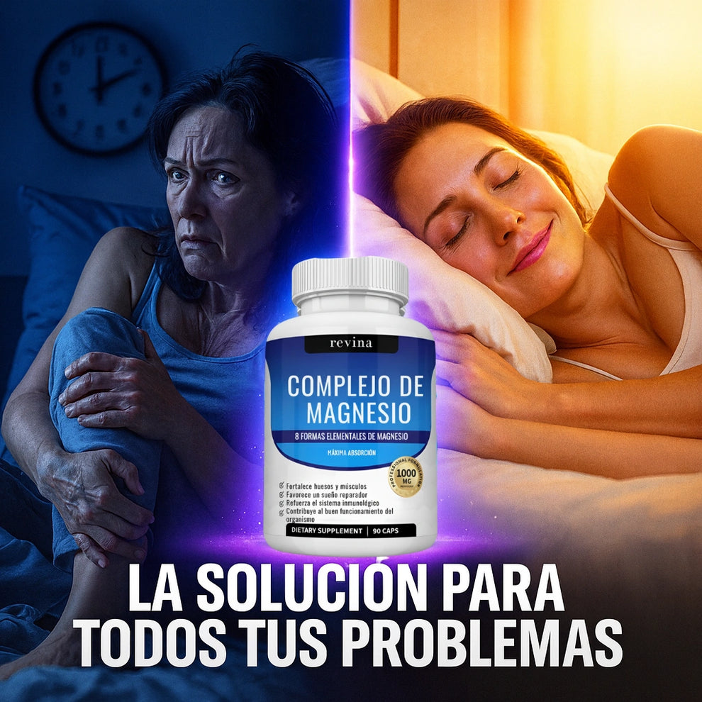 Magnesium Complex™ ❇️ El poder natural 8 en 1 para tu energía, sueño y bienestar