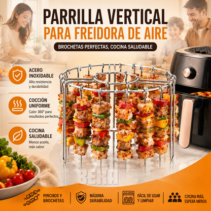 🔥La Parrilla que le Faltaba a tu Air Fryer | Parrilla sin carbón, humo ni complicaciones.