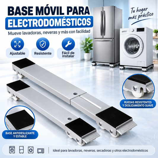 ⚙️ EasyMove™ | Base Móvil para Electrodomésticos